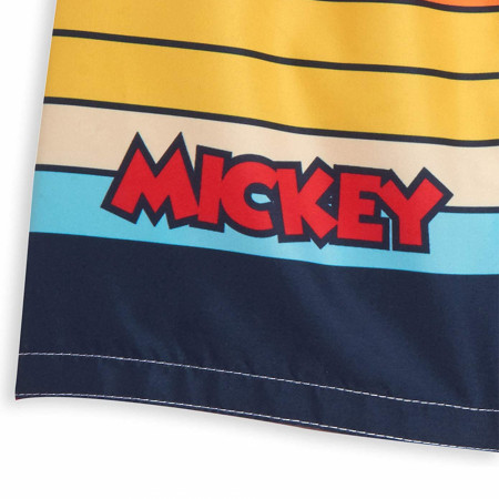 Disney Mickey Mouse Surfing Toddler Swim Trunks and Rashguard Set